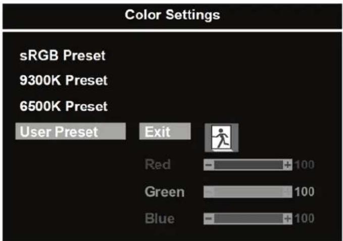 REVO RM23OR1 - Color Settings - 2