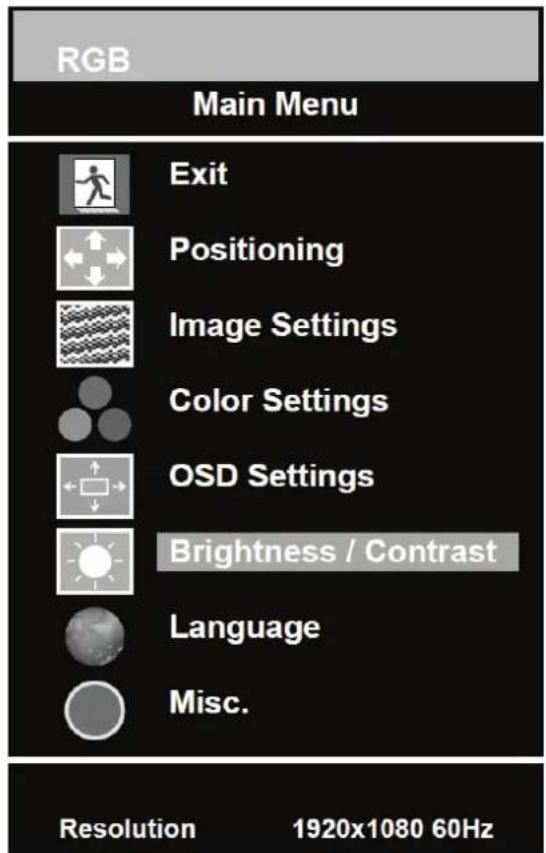 REVO RM23OR1 - Brightness / Contrast - 1