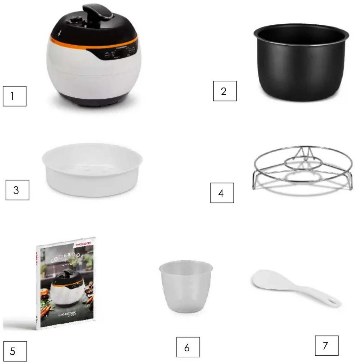 THOMSON CreaCook Express THPC94RC - Contenu du produit - 1