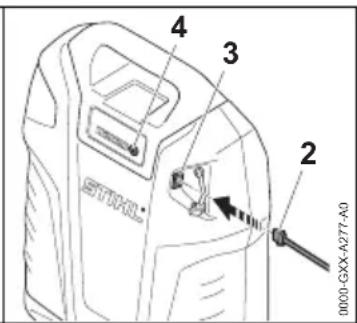 STIHL AR 2000 L - Anslut och ladda USB-maskiner - 2