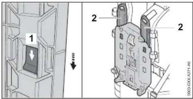 STIHL AR 2000 L - Adjusting Carrying System to Suit User's Height - 1