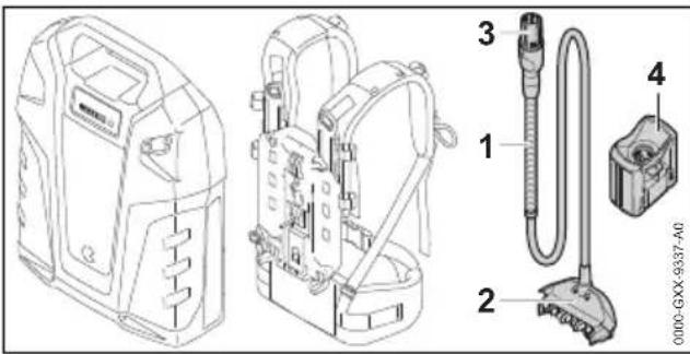 STIHL AR 2000 L - Tilkoblingsledning og AP-adapter - 1