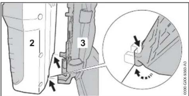 STIHL AR 2000 L - MoNTaK akKymyIaTopa n Ka6eJn NITaHnHa CnCTeMe HOWeHn - 2