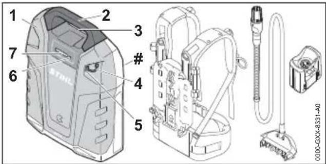 STIHL AR 2000 L - Battery - 1
