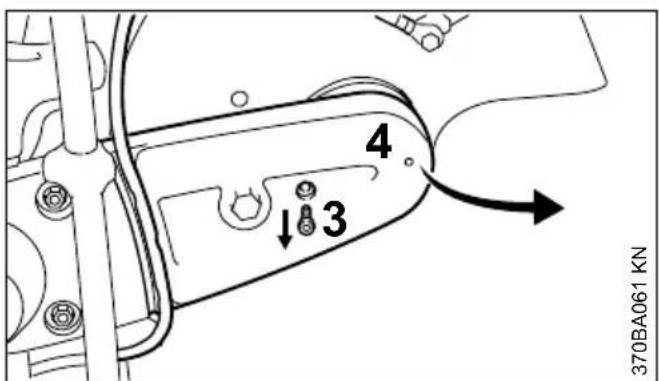 STIHL TS 410 - V-riem verrangen - 2