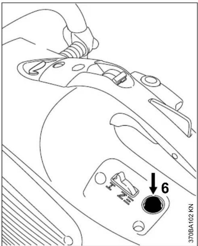STIHL TS 410 - Motor starten/afzetten - 4
