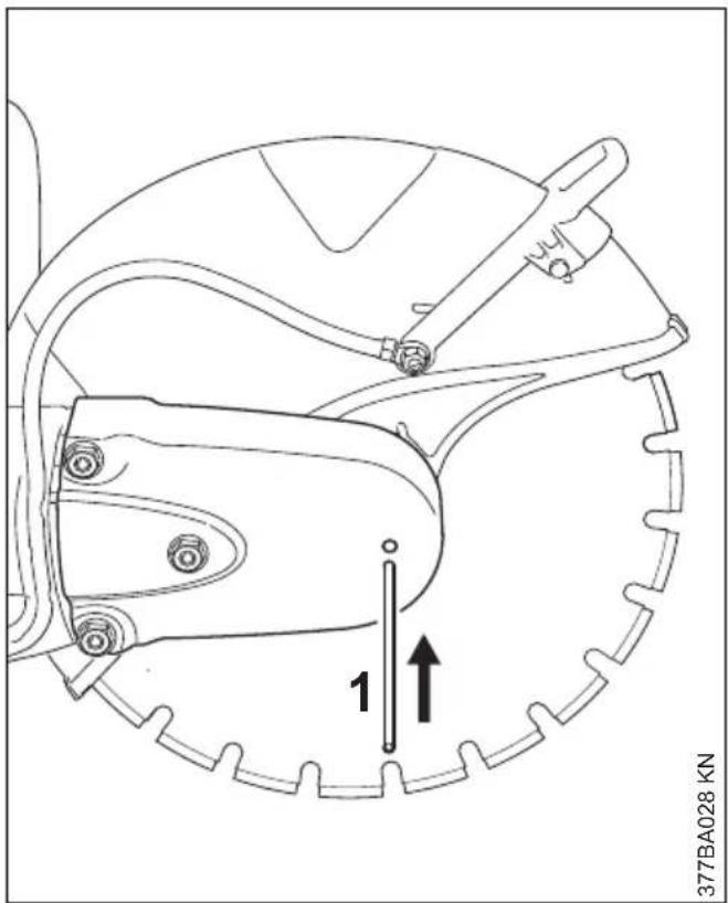 STIHL TS 700 - Welle blockieren - 1