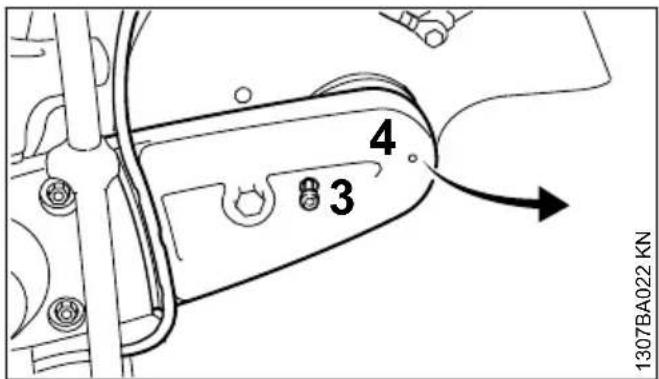 STIHL TS 480i - Sostituzione della cinghia trapezoidale - 2