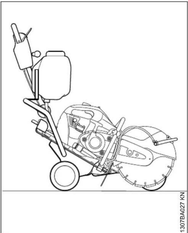 STIHL TS 420 - Remplacement de la cour-roie poly-V - 7