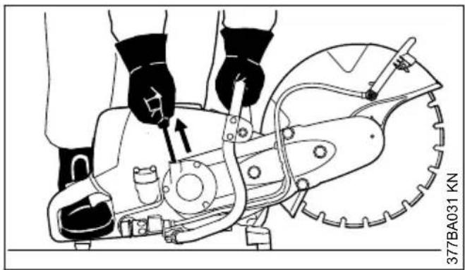 STIHL TS 800 - Anwerfen - 1