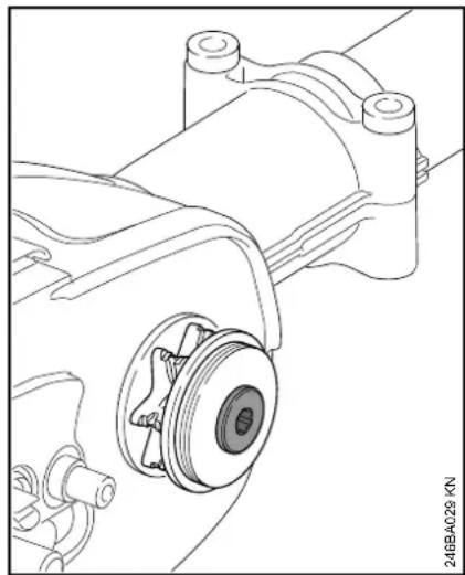 STIHL HT 133 - Kettingtandwiel controleren en vervangen - 2
