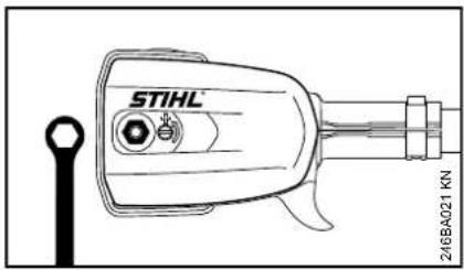 STIHL HT 133 - Führungsschiene und Sägekette montieren - 1