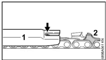 STIHL HT 133 - Dieptebegrenzer afvijlen - 1