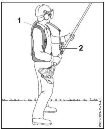 STIHL HT 133 - Sistema di trasporto dorsale - 1