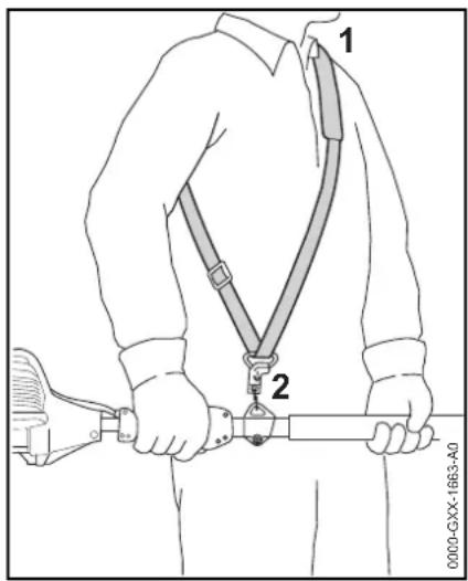 STIHL HT 133 - Draagstel omdoen - 1