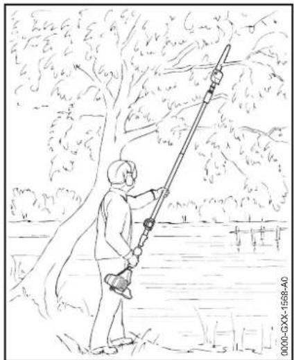 STIHL HT 133 - Ontlastingszaagsnede - 3