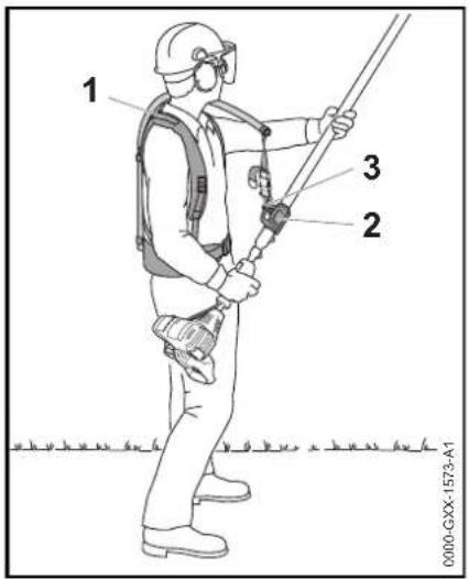 STIHL HT 133 - Rug-draagsysteem - 3