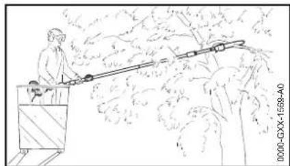 STIHL HT 133 - Ontlastingszaagsnede - 4