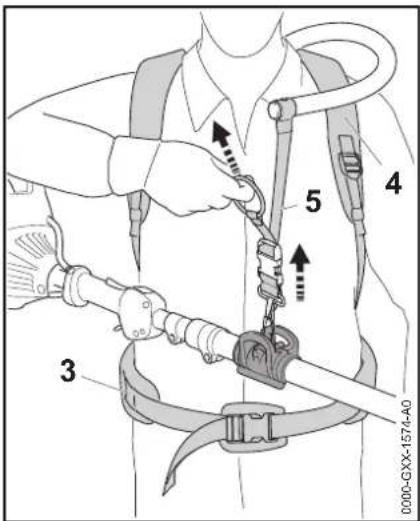 STIHL HT 133 - Système de portage à dos - 4