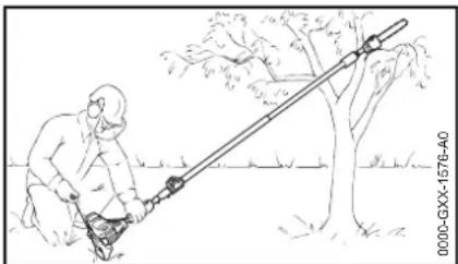 STIHL HT 133 - Funzione del pulsante Stop e dell'accensione - 2