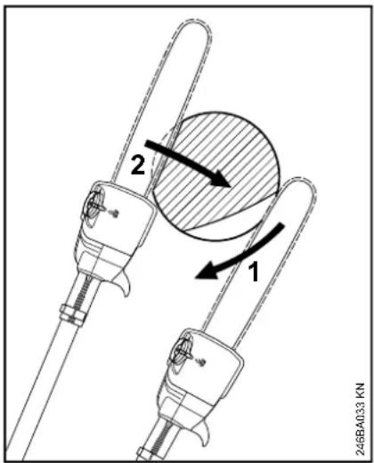 STIHL HT 133 - Taglio di scarico - 1