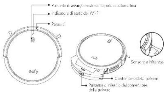 eufy RoboVac 15C - Parte superiore e laterale - 1