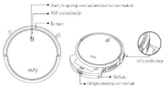eufy RoboVac 15C - Bovenkant en zijkant - 1
