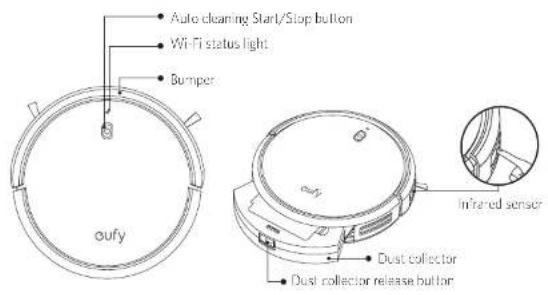 eufy RoboVac 15C - RoboVac Anatomy - 1