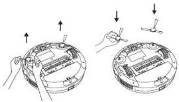 eufy RoboVac 15C - Remplacer les brosses laterales - 1