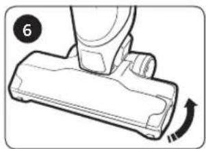 SAMSUNG POWERstick VS6AK6050KW - Cleaning the air intake - 6