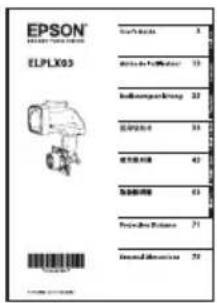 EPSON ELPLX03 - Listedes elementfournis - 2