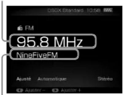 DSGX Standard 10:58 FM 95.8 MHz NineFiveFM Ajusté Automatique Stéréo Ajuster - Ajuster +