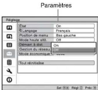 SONY VPLVW890ES - Menu local - 1