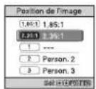 SONY VPLVW890ES - Utilisation de la Position de l'image - 2
