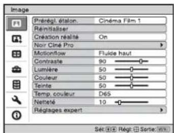 SONY VPLVW890ES - Appuyez sur MENU. - 1