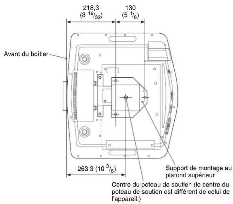 SONY VPLVW890ES - Fixation du support de suspension du projecteur PSS-H10 - 3
