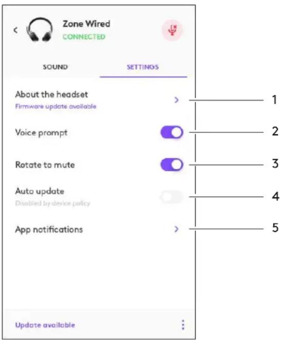 LOGITECH Zone Wired - LÄR DIG OM LOGI TUNE-HEADSETINSTÄLLNINGAR - 1