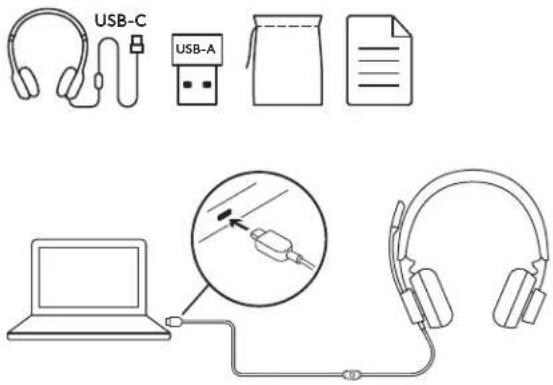 LOGITECH Zone Wired - VERSTELLBARER BEFESTIGUNGSCLIP - 1