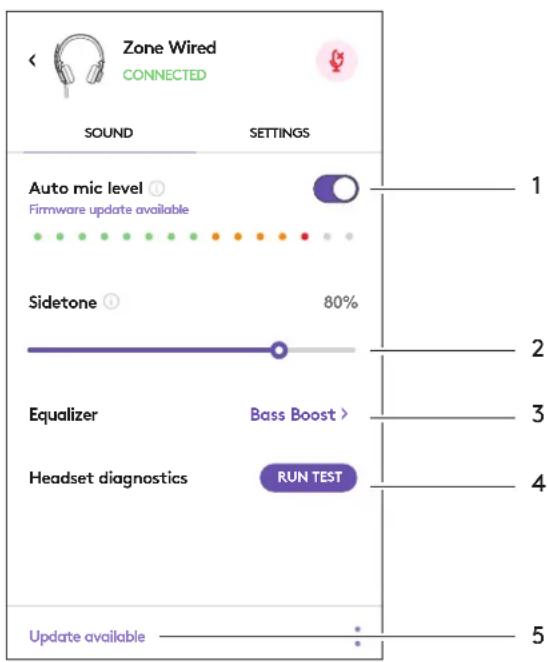 LOGITECH Zone Wired - PEAKOMPLEKTI HELI JAOTIS RAKENDUSES LOGI TUNE - 1