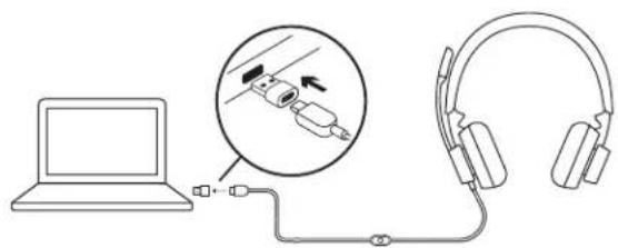 LOGITECH Zone Wired - AYARLANABILIR GOMLEK KLIPSI - 3