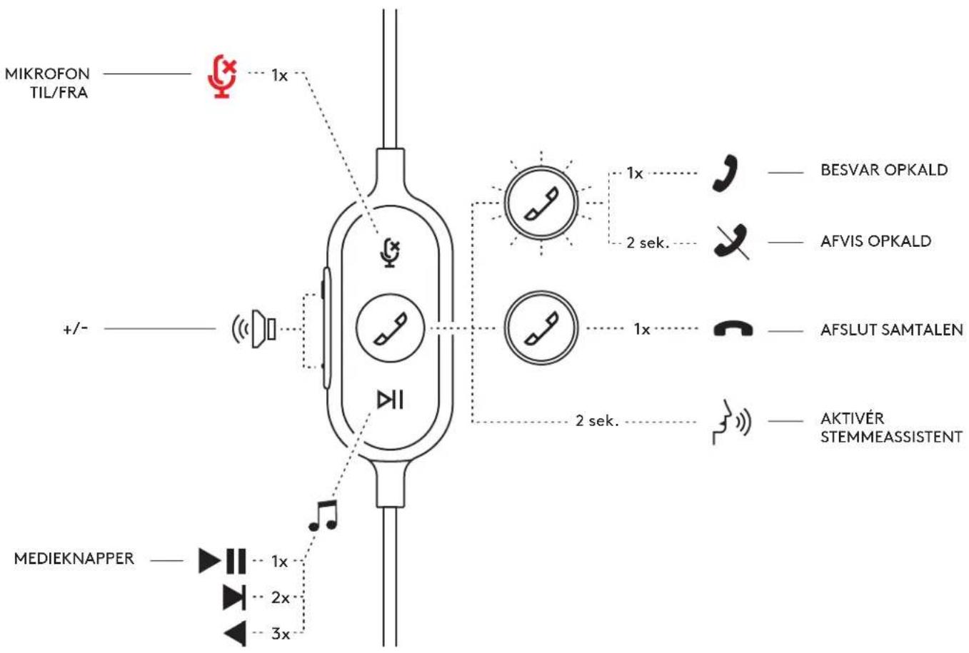 LOGITECH Zone Wired - TILPASNING AF HEADSET - 2