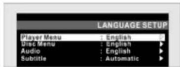 SAMSUNG DVDL707 - Using the Player Menu Language - 1