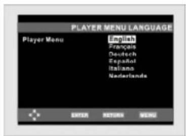 SAMSUNG DVDL707 - Using the Player Menu Language - 2