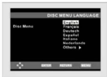 SAMSUNG DVDL707 - Using the Disc Menu Language - 1