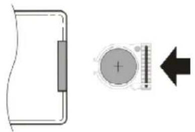 SAMSUNG DVDL707 - Installing the Battery in the Remote - 2