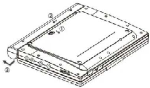 SAMSUNG DVDL707 - Battery pack separation method - 1