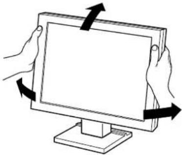 EIZO DuraVision FDX1003 - 角度を調整する - 1