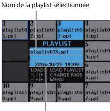 TASCAM RCSS150 - Confirmation/changement d'un réglage : - 3