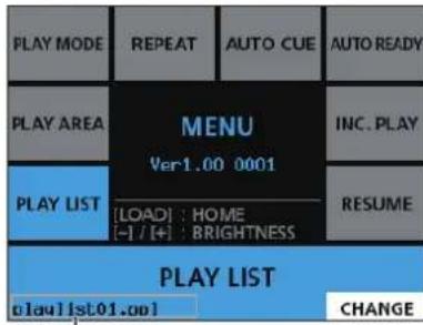 TASCAM RCSS150 - Conferma/modifica di un'impostazione: - 2