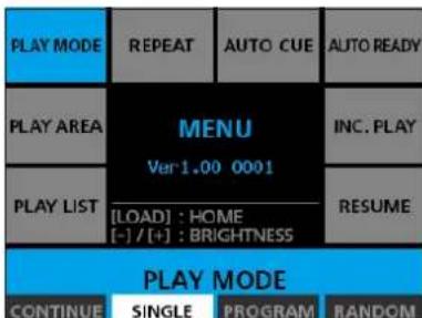 TASCAM RCSS150 - ■onfirming/changing a setting: - 1